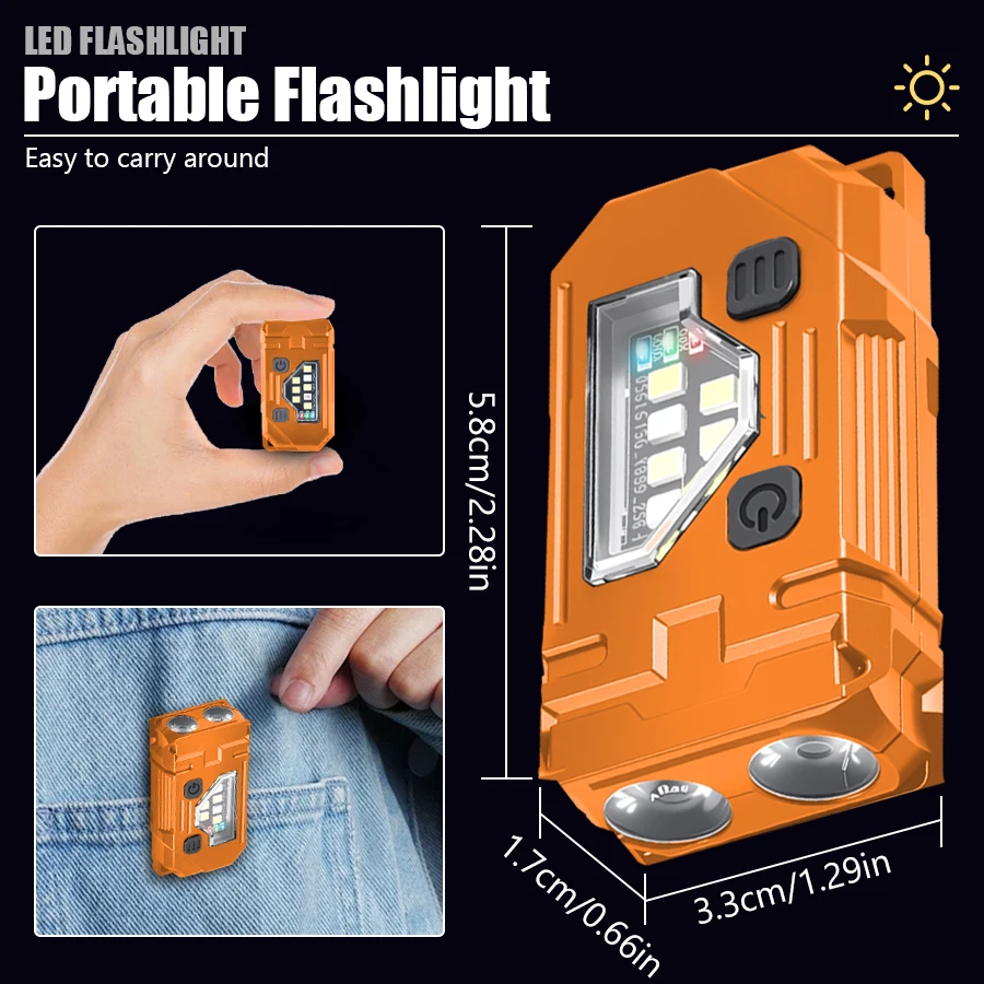 미니 키 체인 EDC 손전등 충전식 마그네틱 토치 슈퍼 - Fishing Kit Compact 리뷰 및 가격