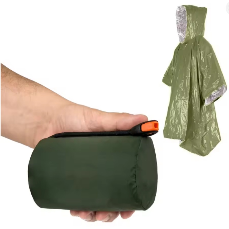 응급용 판초 4개, 필름형 보온 레인코트 담요, 단열, - Survival Blanket Reflective 리뷰 및 가격