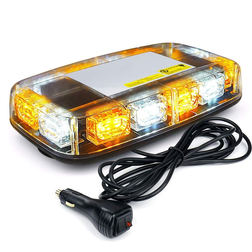 48 LED 황색 자동차 루프 스트로브 라이트 자동차  - Sos Light Strobe 리뷰 및 가격